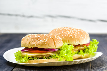 cheeseburger quick and tasty breakfast