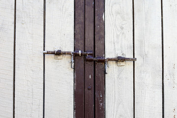 Shutter on the door of the stables.