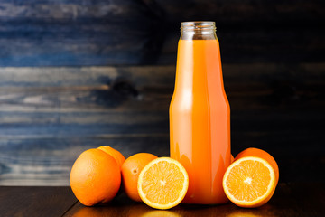 bottle of orange juice