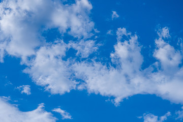 Beautiful sky, summer warm day texture