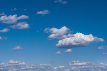 Beautiful sky, summer warm day texture
