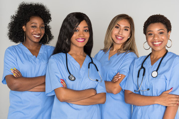 Group Of Nurses - 208803113