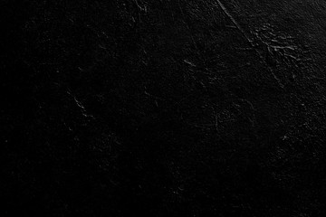 abstract black textured dust background. distressed dark scratched stucco design. free space concept