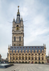 Fototapeta premium Belfry of Ghent, Belgium