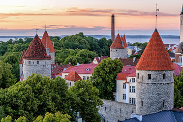 View of old Tallinn. Estonia