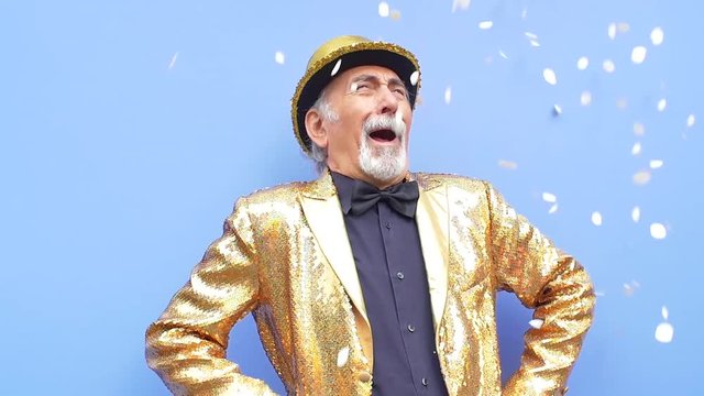 funny moments of a senior on colored backgrounds