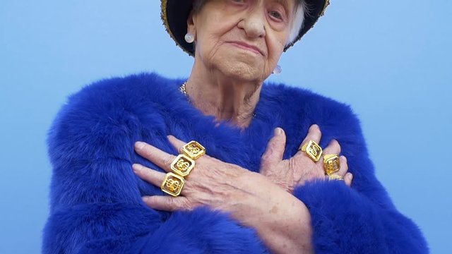 funny moments of a senior on colored backgrounds