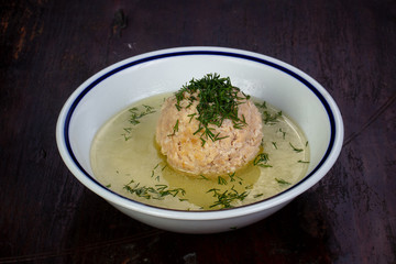 Soup with meat ball