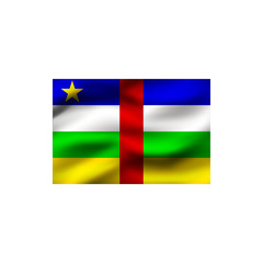 Flag of Central African Republic.