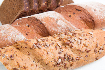 Assortment of baked bread