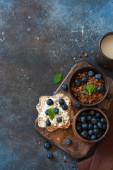 Concept of healthy breakfast