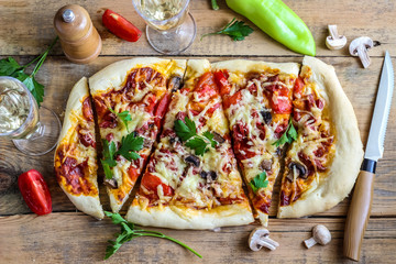 Tasty Italian pizza