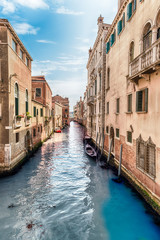 Obraz na płótnie Canvas View over the canal Rio de la Pleta, Venice, Italy