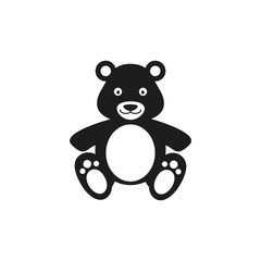Bear present toy icon