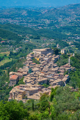 Panoramic view in Arpino, ancient town in the province of Frosinone, Lazio, central Italy.