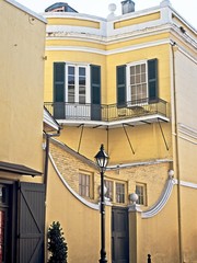 Old Yellow French Quarter Building #1