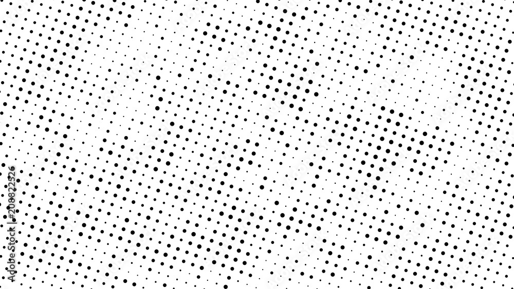 Wall mural halftone dotted background. halftone effect vector pattern. circle dots isolated on the white backgr