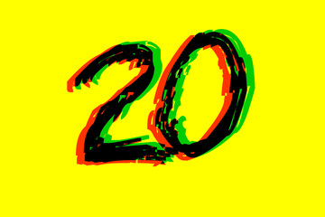 Handwritten 20
