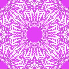 Seamless monochrome color floral pattern. Abstract design. Vector illustration for wallpaper, fabric, print