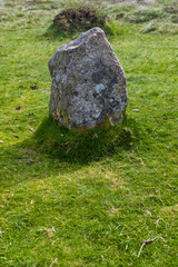 Standing Stone Circle in Dartmoor National Park