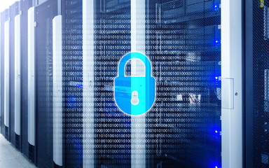 Cyber security, data protection, information privacy. Internet and technology concept.