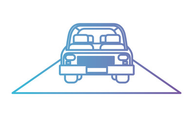 car vehicle isolated icon vector illustration design