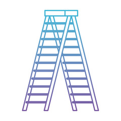stepladder tool isolated icon vector illustration design