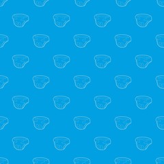 Baby diaper pattern vector seamless blue repeat for any use