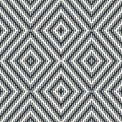 Argyle seamless abstract pattern monochrome or two colors vector