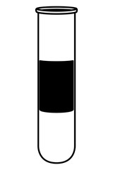 tube test isolated icon vector illustration design