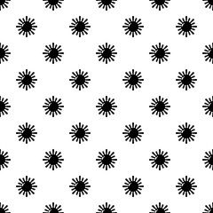 Sun icon. Simple illustration of sun vector icon for web