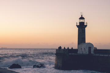 An old lighthouse in the portuguese atlantic coast © Azahara MarcosDeLeon