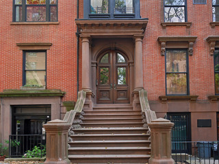 Brooklyn Heights historic brownstone building