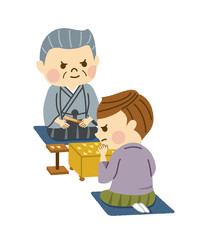 将棋をする人
