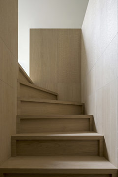 Staircase in contemporary house