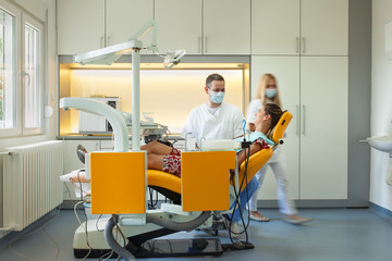 At the dental office