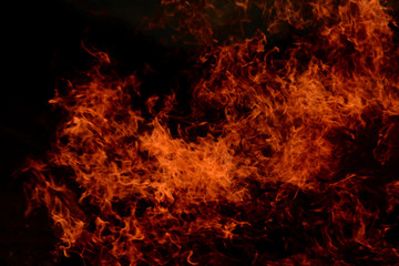 Fototapeta na wymiar Fire burning texture