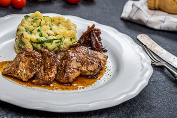 Grilled pork tenderloin