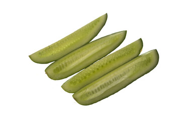 cucumber isolated on white background