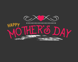 Fototapeta na wymiar happy mother's day logo icon vector