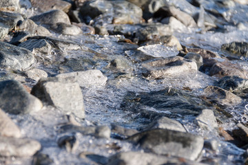 Frozen water, Antarctica