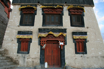 Fototapeta na wymiar Namgyal Tsemo Gompa, Leh, India