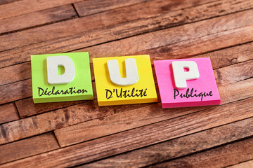 post-it acronyme : DUP