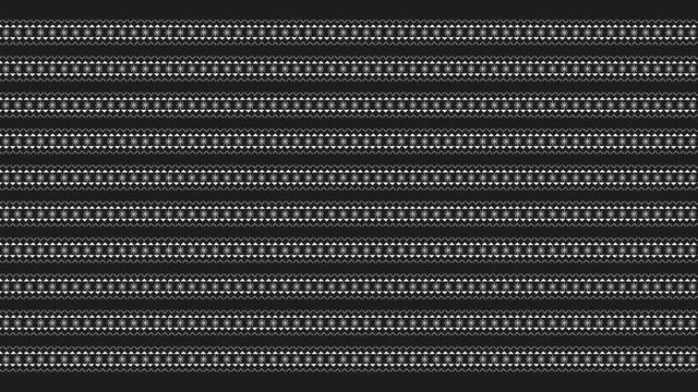 Black and White animated Pattern that can be used in various types of projects