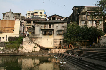 Obraz premium Banaganga Tank, Mumbai, India