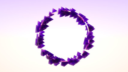 3d rendering of abstract primetives