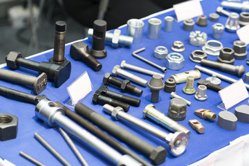 Metal studs with metric thread isolated