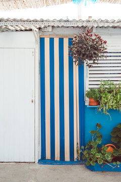 Exterior of building with plants