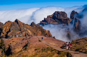 Pico do Arieiro, the highest point of the island. Madeira. Portugal - 208860322