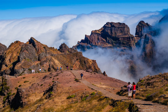 Pico do Arieiro, the highest point of the island. Madeira. Portugal